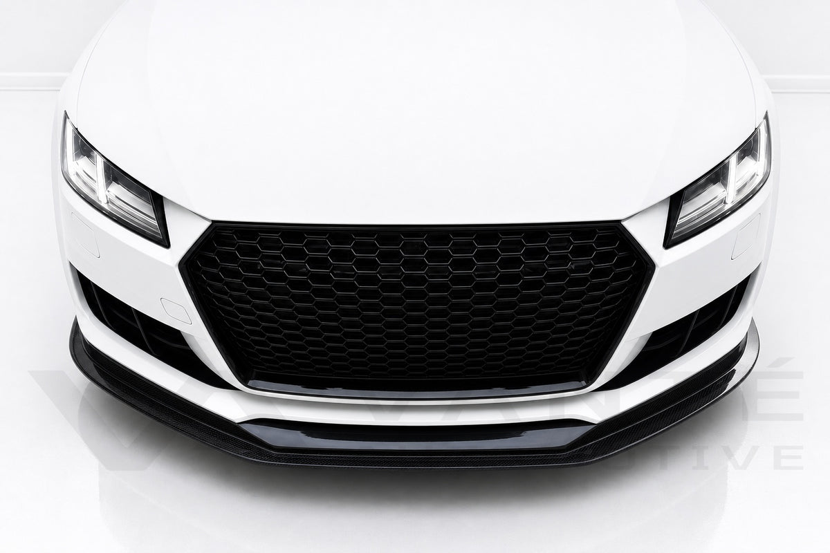 Audi TT 8S (MK3) Labio Divisor Delantero de Fibra de Carbono V2