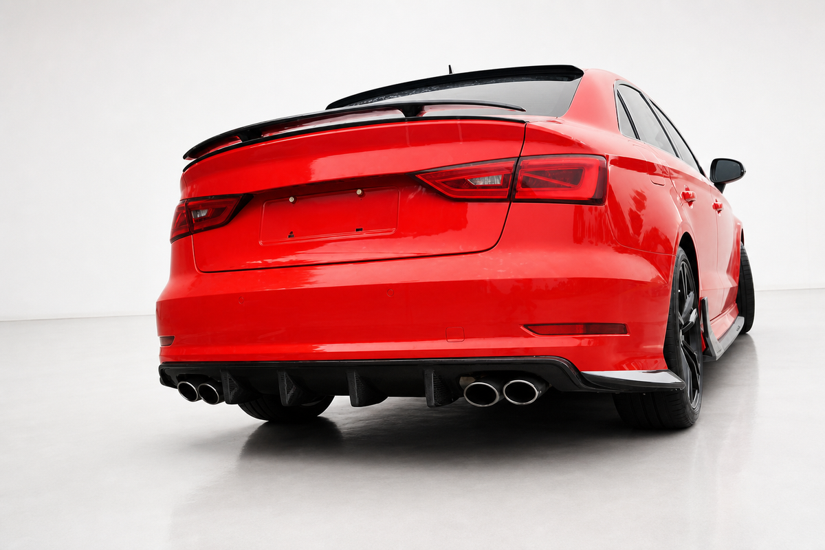 Audi A3 S-Line/S3 Sedan 8V Carbon Fiber Rear Diffuser