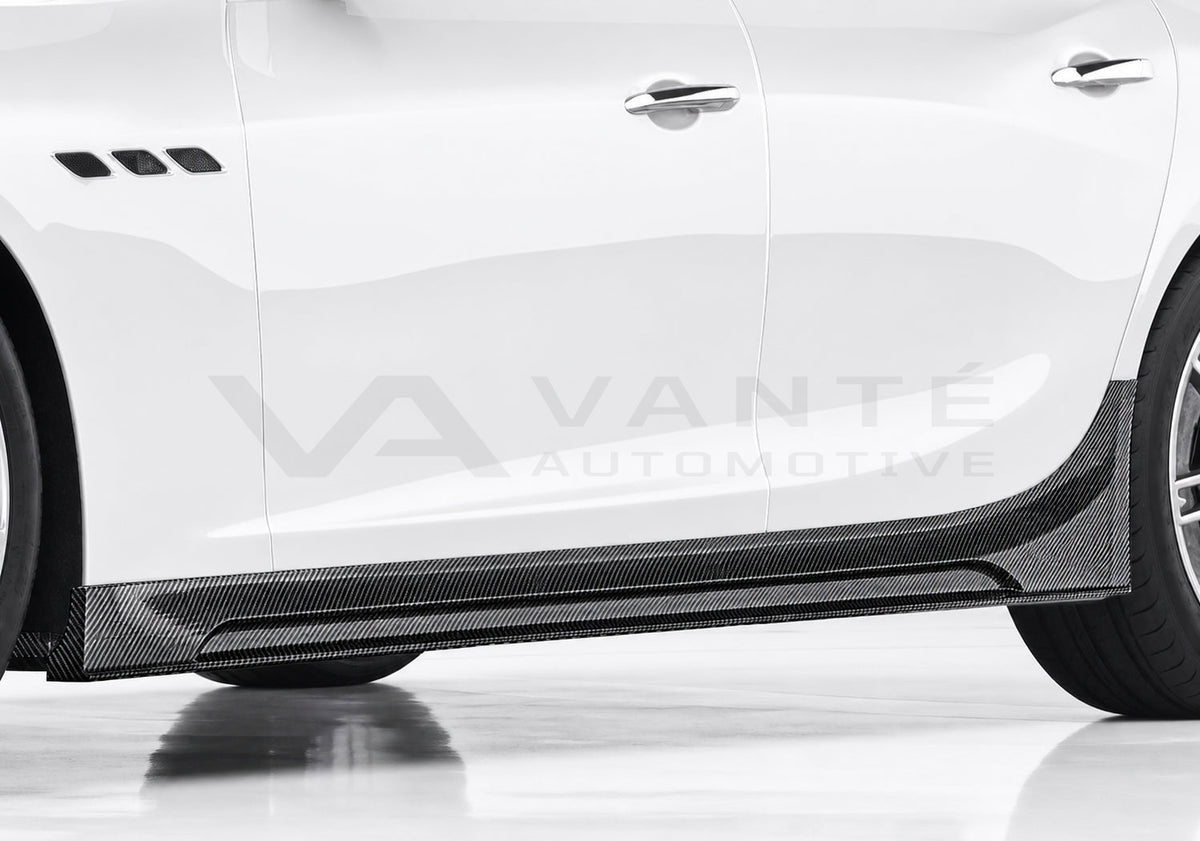 Maserati Ghibli M157 Carbon Fibre Side Skirts