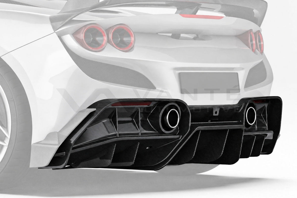 Included in the kit: Rear Diffuser