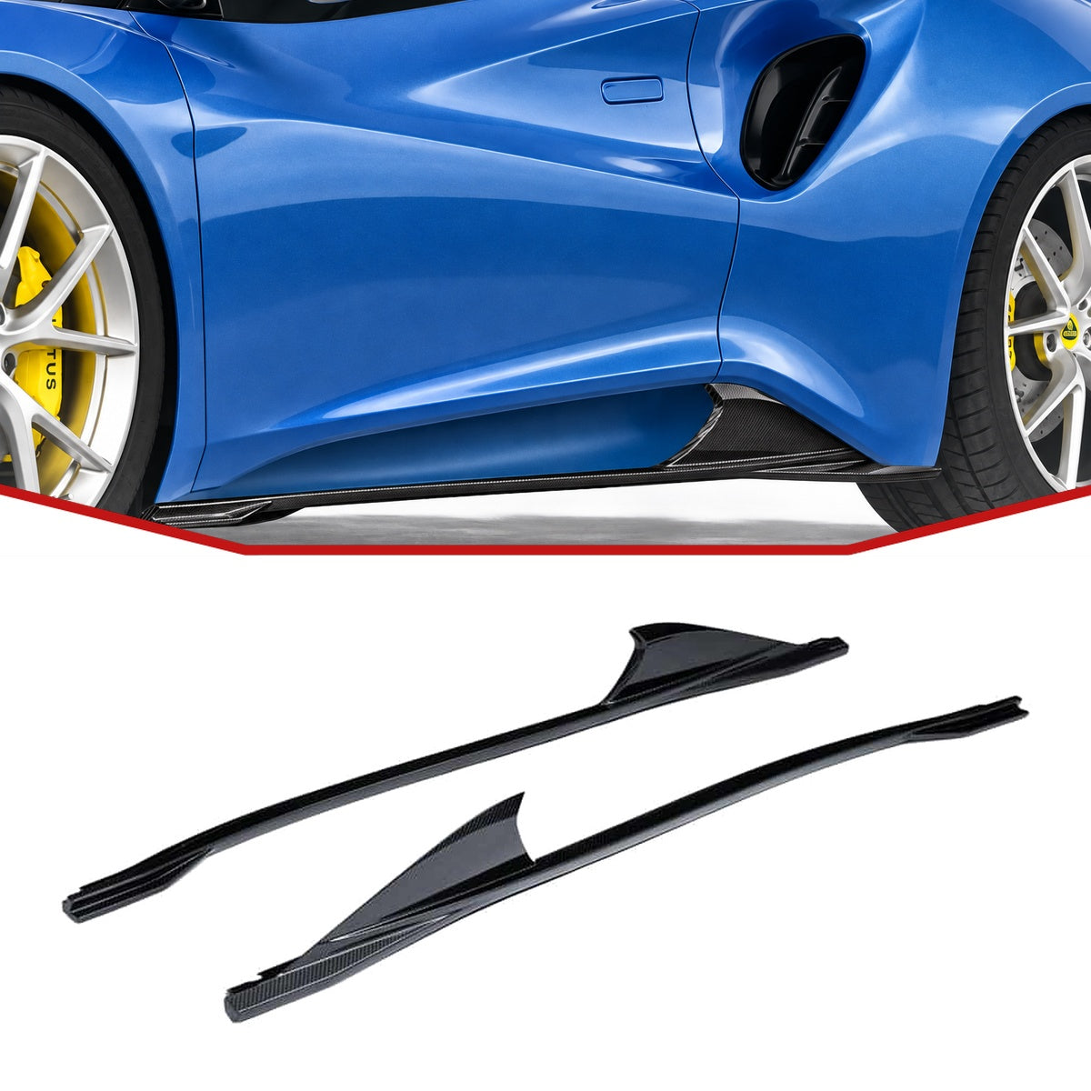 Lotus Emira Type 131 Carbon Fibre Side Skirts