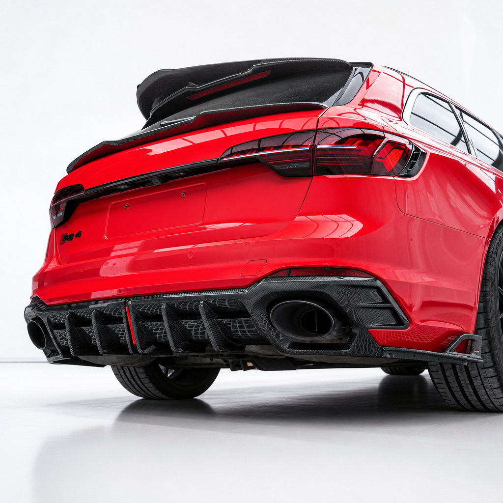 Audi A4/S4/RS4 B9.5 Carbon Fibre Lower Rear Spoiler/Wing