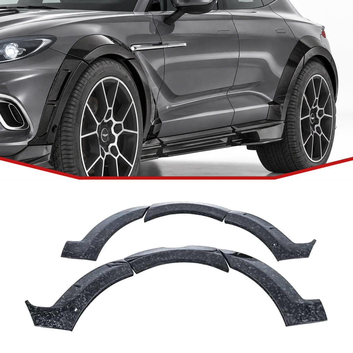 Aston Martin DBX Carbon Fibre Fender Flares
