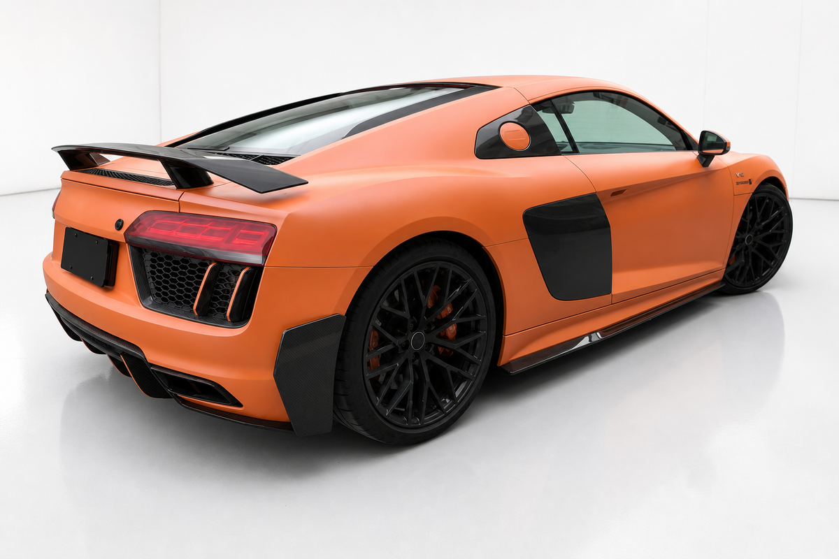 Audi R8 4S カーボンファイバー フルリア スポイラーウイング
