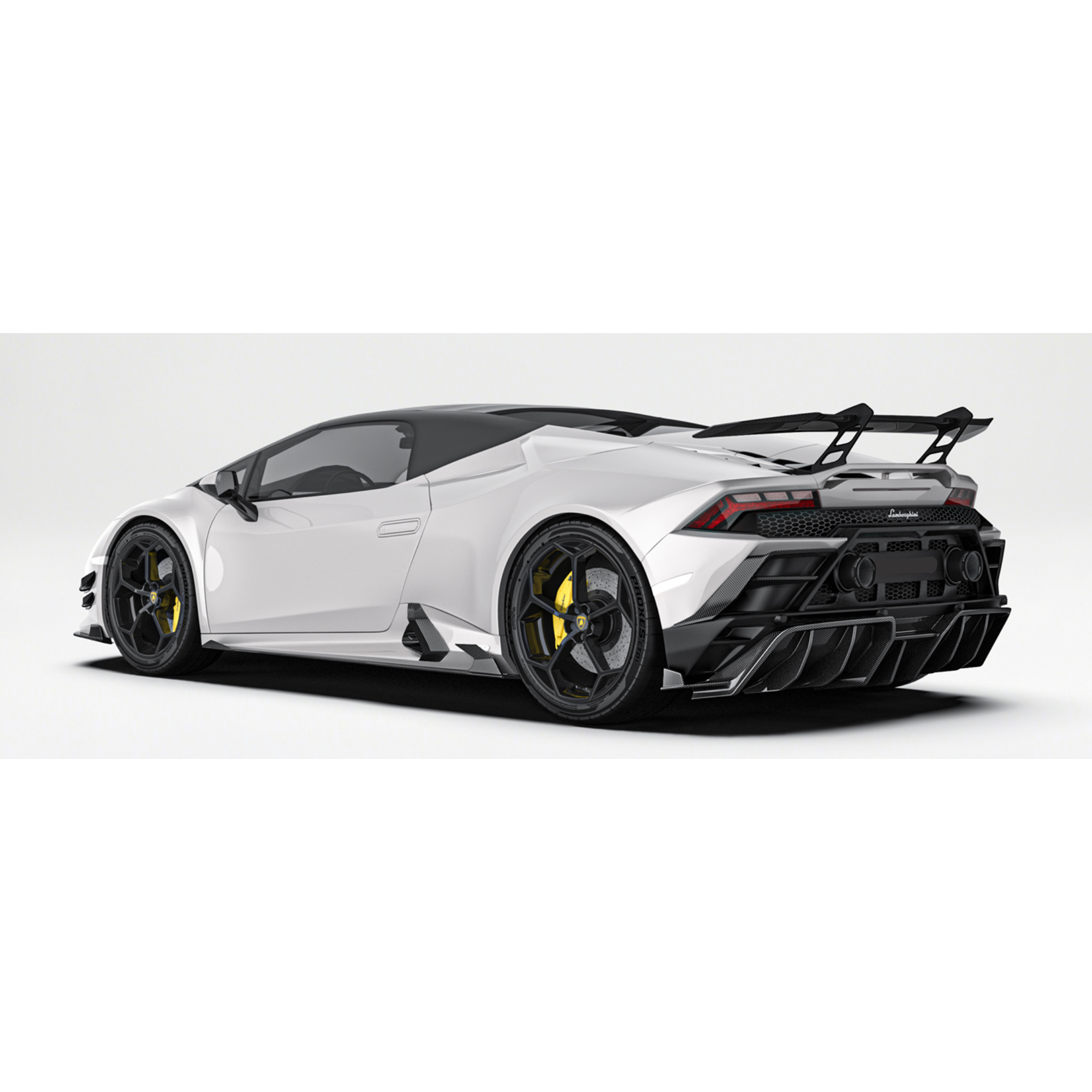 Lamborghini Huracan Evo Carbon Fiber Side Skirts image 3