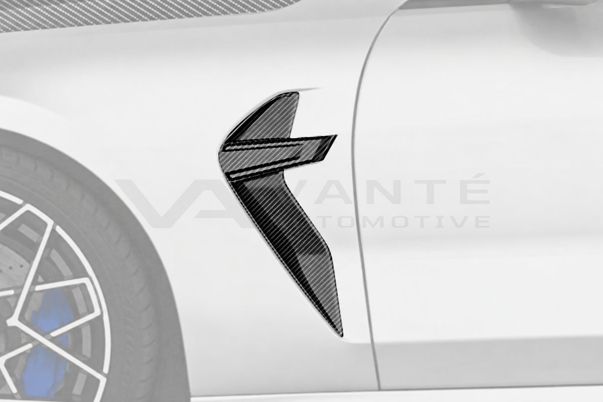 BMW M8 F91/F92/F93 Carbon Fibre Fender Trims – image 5