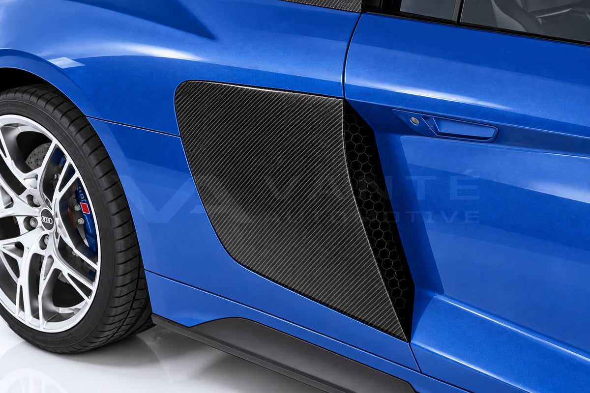Audi R8 Mk2.5 Carbon Fibre Side Blades