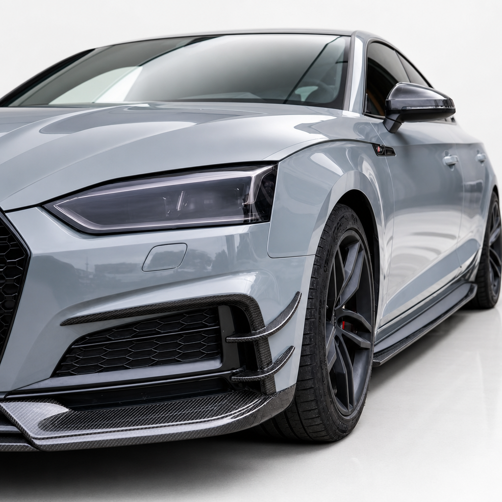Canards avant en fibre de carbone pour Audi A5 S-Line/S5 B9