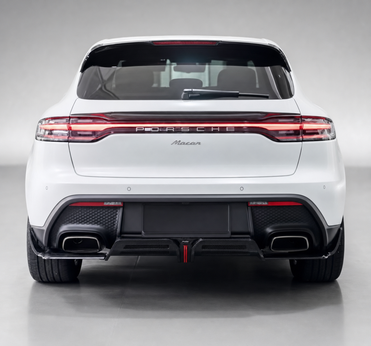 Porsche Macan 95B.3 Dry Carbon Fibre Rear Diffuser with Light