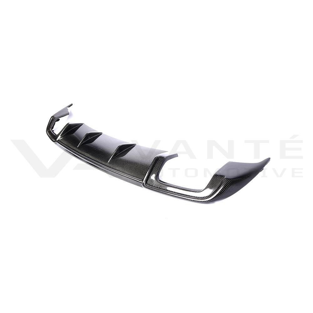 Audi A3 8V.5 Sedan Difusor Trasero de Fibra de Carbono V1