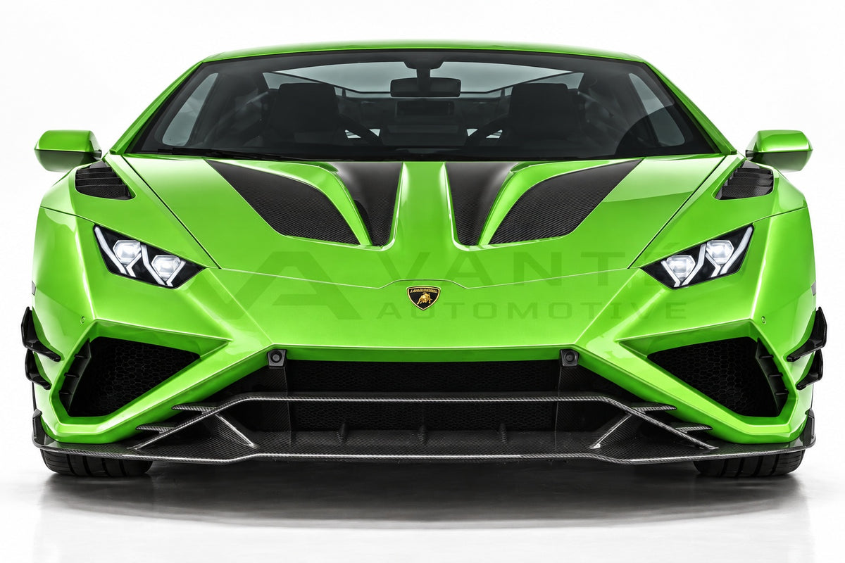Lamborghini Huracan Evo Carbon Fibre Front Bumper Canards – image 4