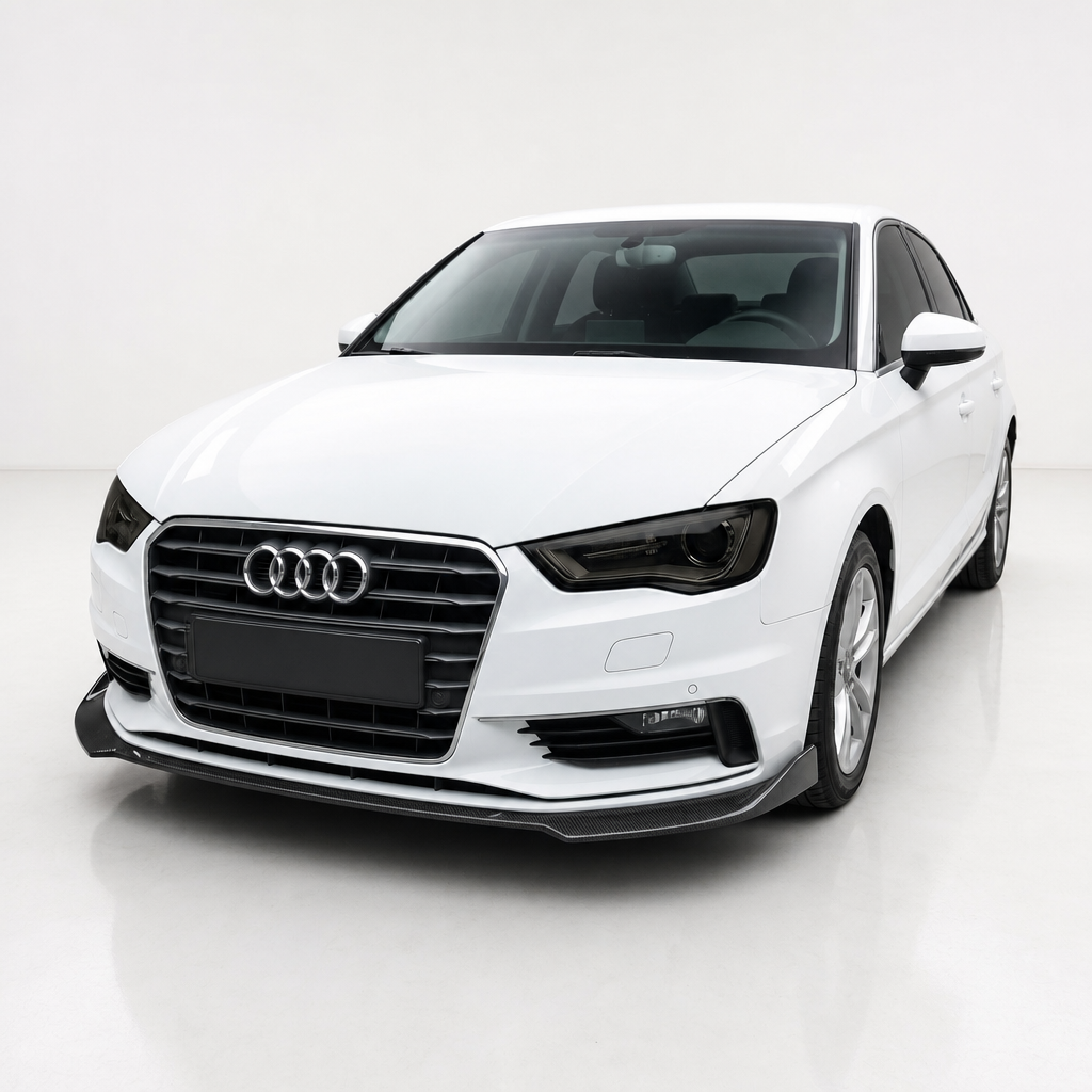 Audi A3 Sedan 8V Carbon Fiber Front Splitter Lip