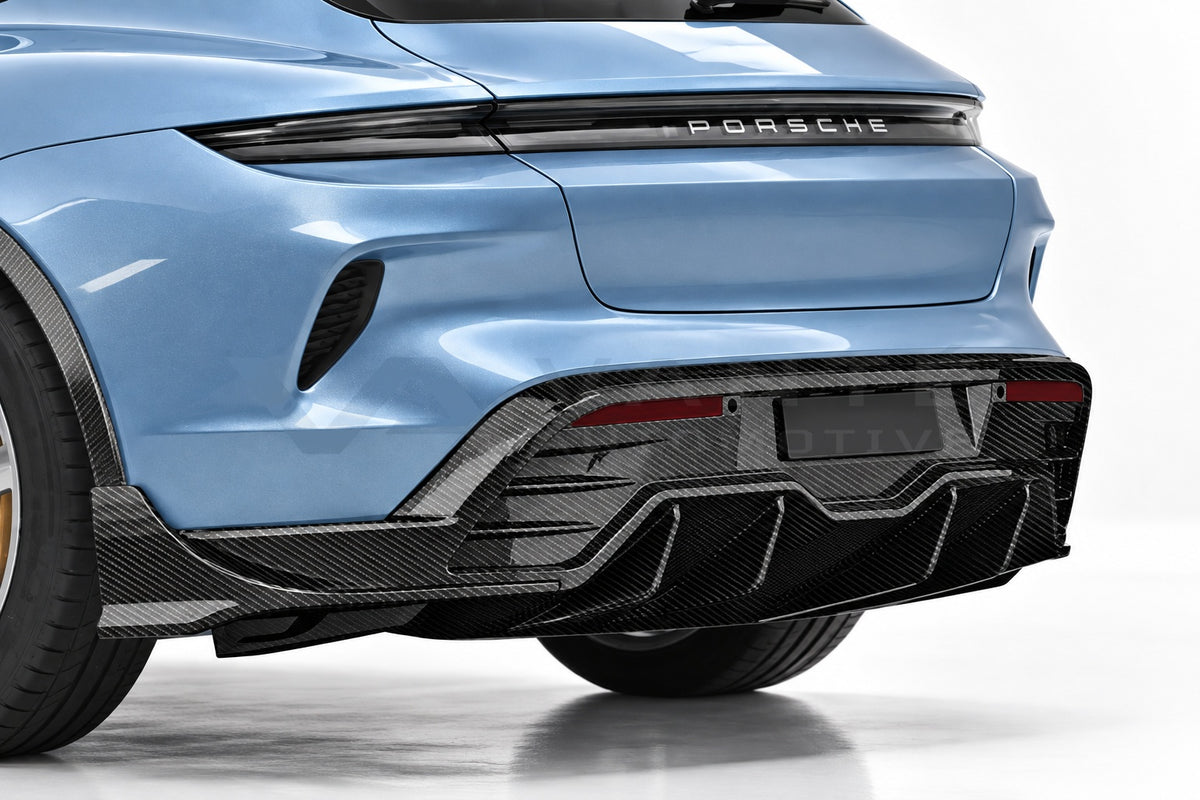 Porsche Taycan Cross Turismo Carbon Fibre Rear Diffuser – image 2