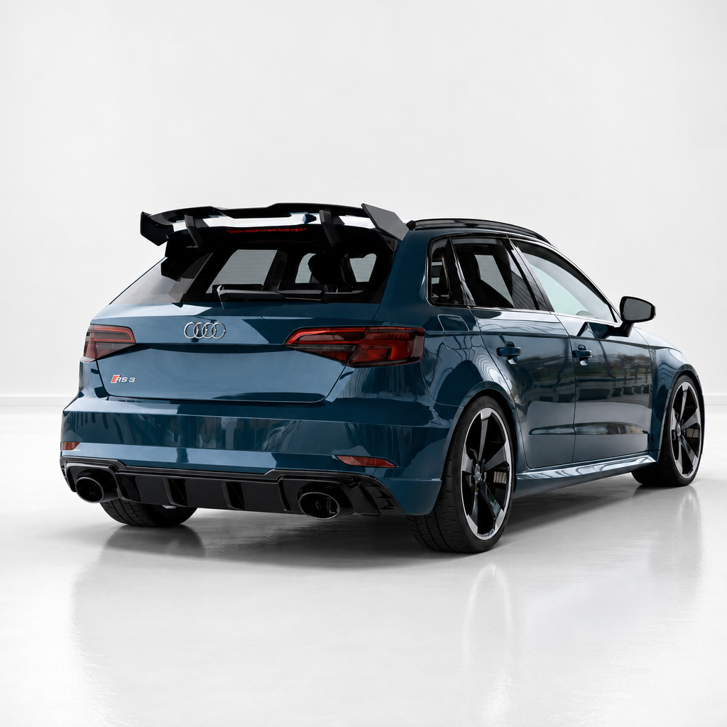 Audi A3/S3/RS3 8V Rear Wing Spoiler Carbon Fibre
