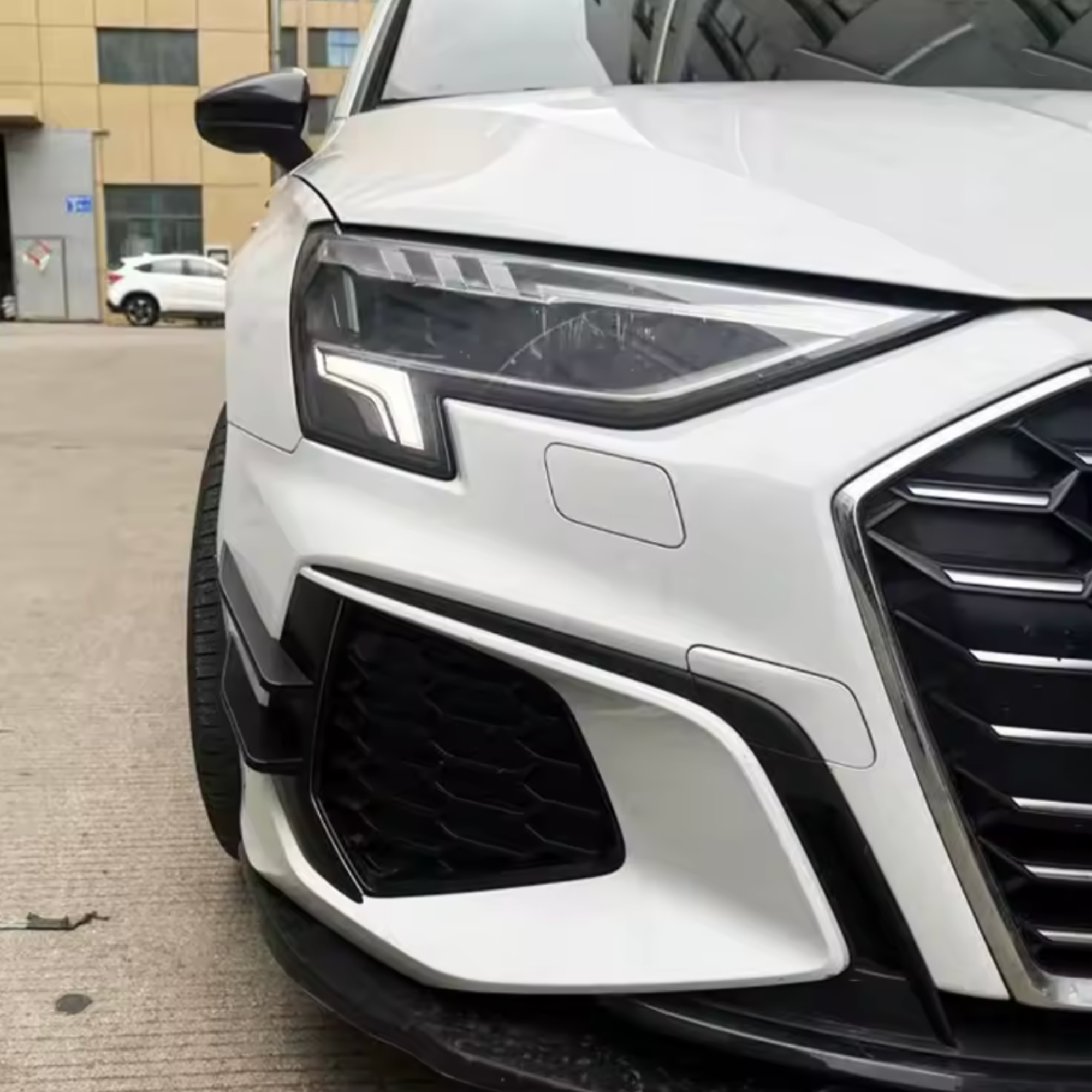 Audi A3 S-Line/S3 8Y Front Bumper Canards/Winglets image 2