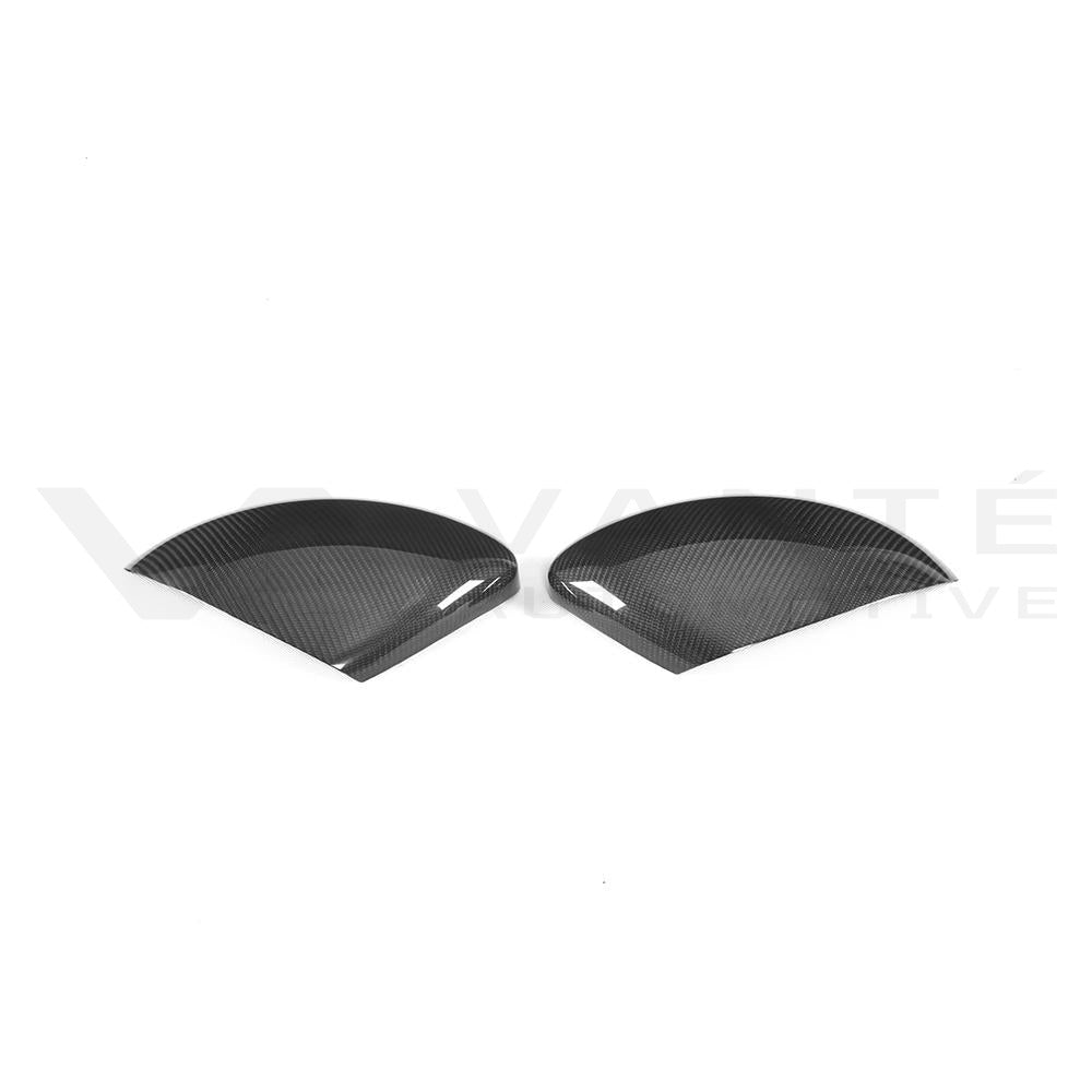 Porsche 718 Boxster/Cayman Carbon Fibre Mirror Cover Caps (Left Hand Drive)
