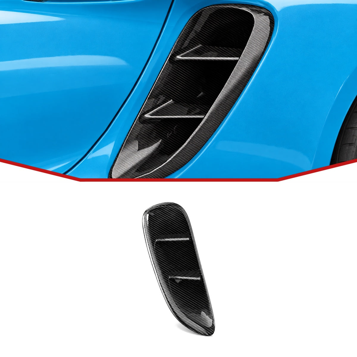 Porsche 718 982 Carbon Fibre Inner Vents