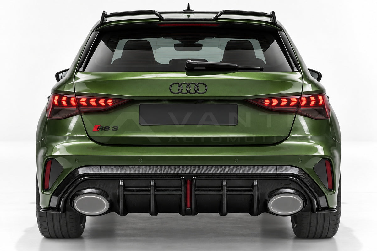 Audi RS3 8Y Carbon Fibre Rear Diffuser