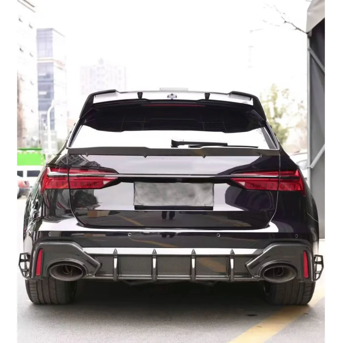 Audi A6/S6/RS6 C8 Carbon Fibre Secondary Rear Spoiler image 4