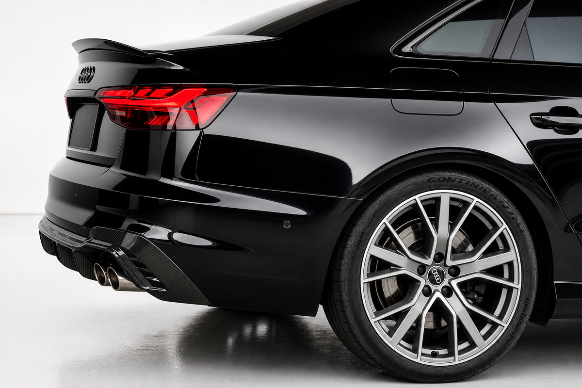 Diffuseur arrière en fibre de carbone sèche Audi A4 S-Line / S4 B9.5