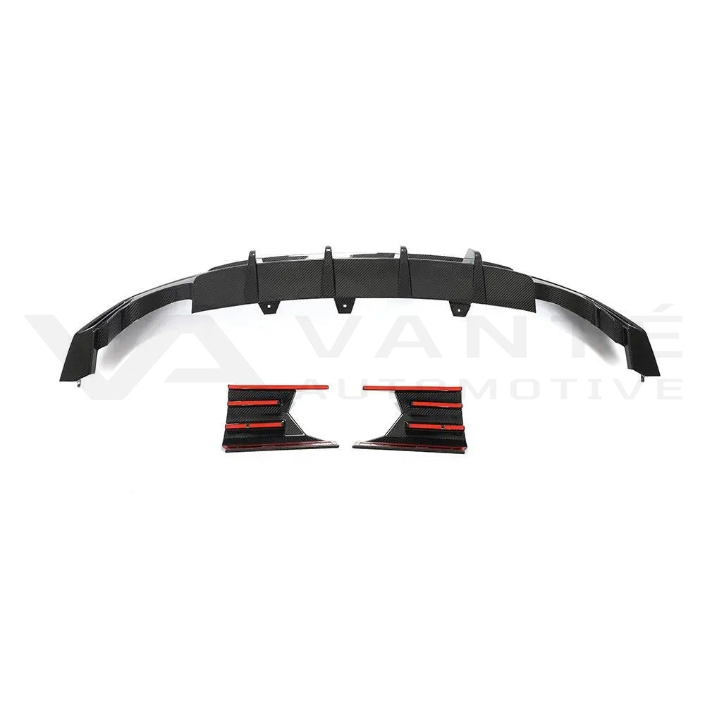 Audi RS6/RS7 C8 Carbon Fiber Rear Bumper Diffuser Lip Splitter