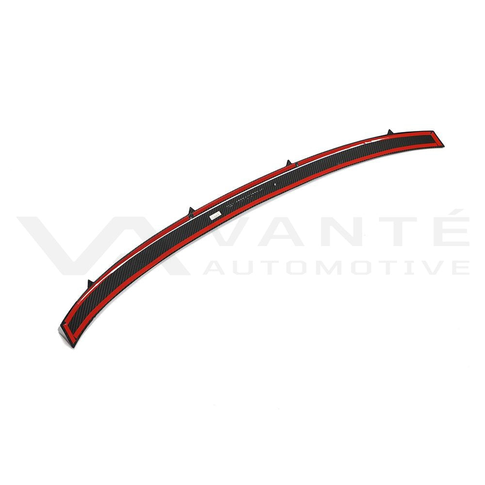 Becquet arrière secondaire en fibre de carbone pour Audi A6/S6/RS6 C8