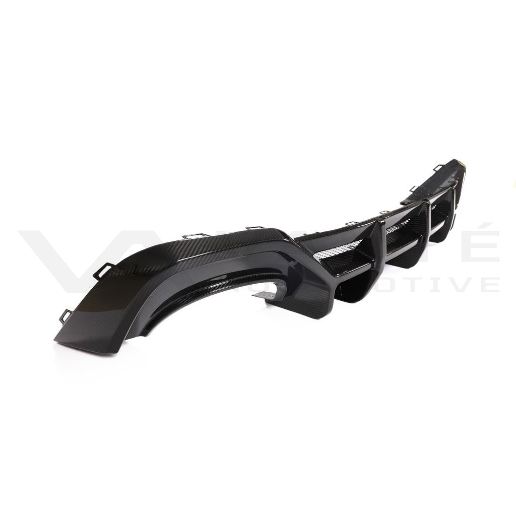 Audi RS6/RS7 C8 Carbon Fiber Rear Bumper Diffuser Lip V2