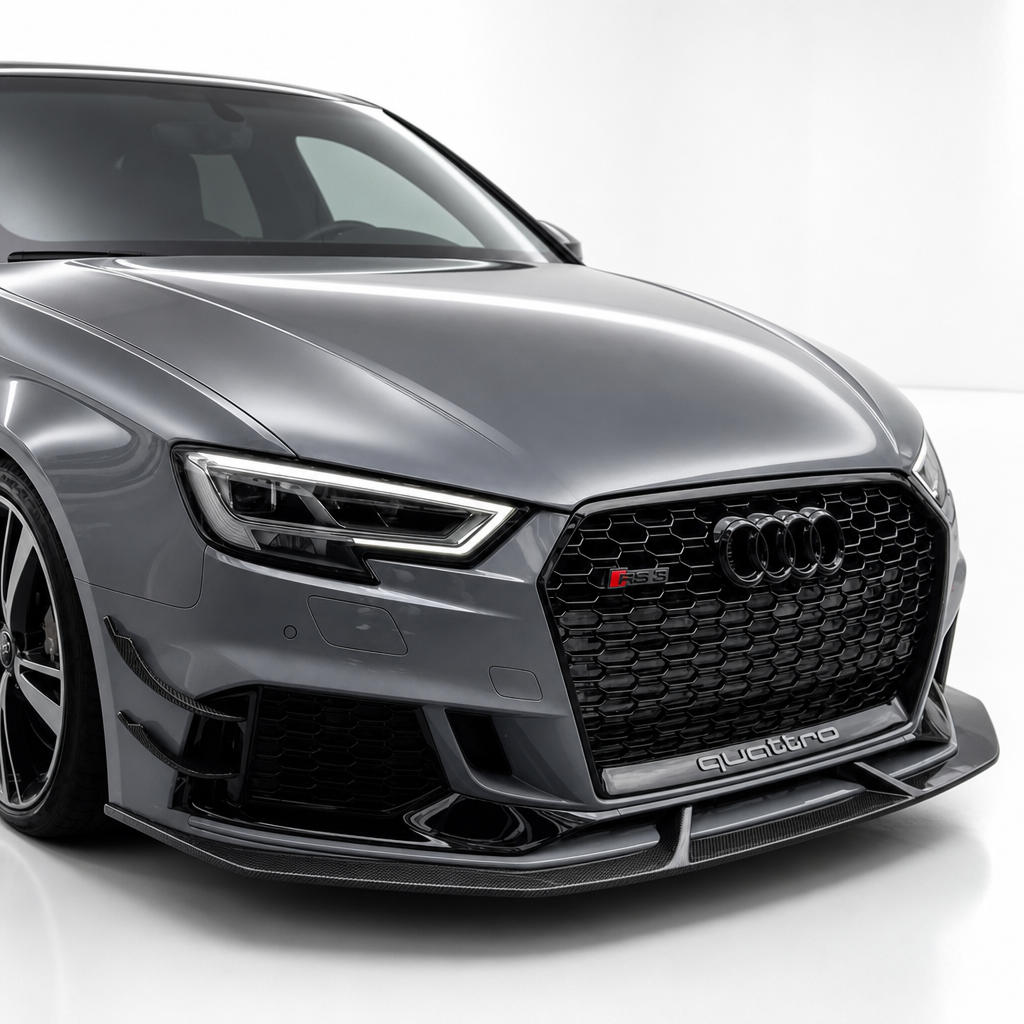 Audi RS3 8V.5 Carbon Fiber Front Bumper Canards