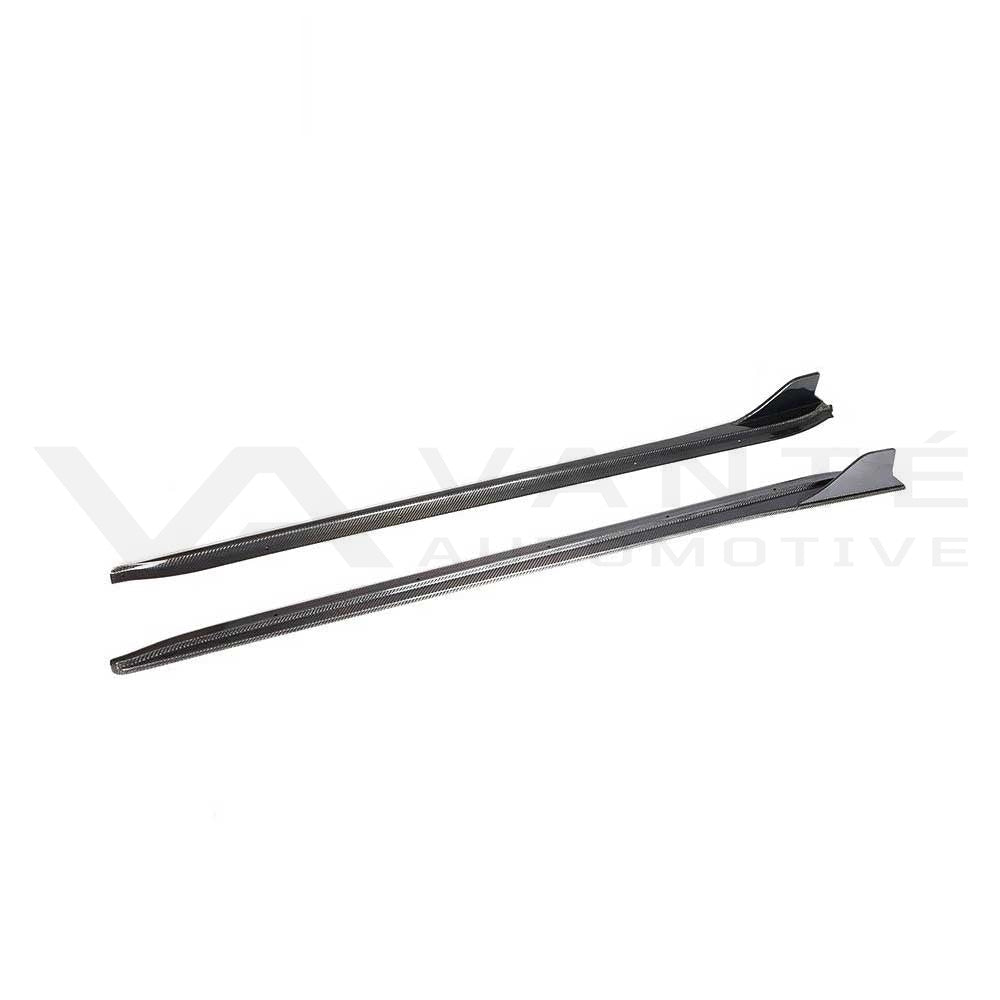 Porsche 718 Boxster Cayman 982 Carbon Fibre Side Skirt Extensions