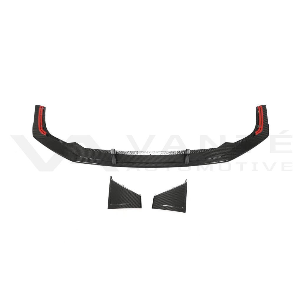 Audi RS6/RS7 C8 Carbon Fiber Front Splitter Lip V3