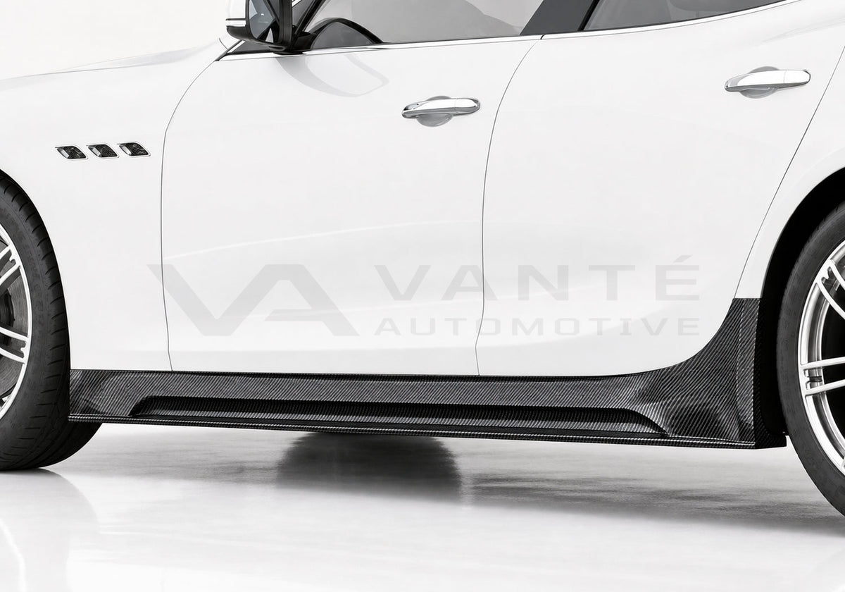 Maserati Ghibli M157 Carbon Fibre Side Skirts