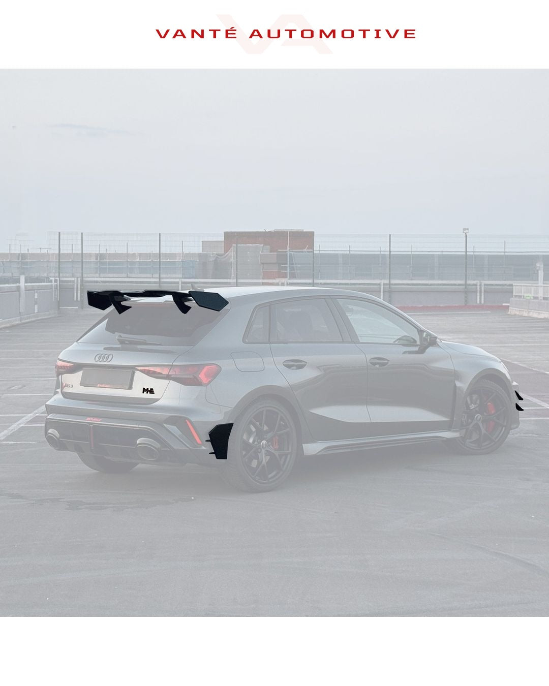 Audi RS3 8Y Kit aerodinámico de carrocería (ALERÓN TRASERO, AEROBLADES, CANARDS)