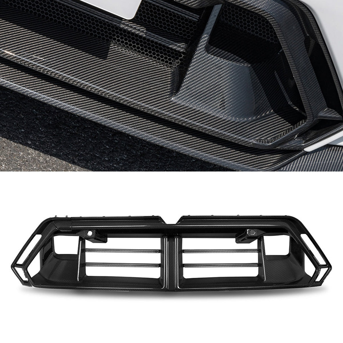 BMW M5 G90 Prepreg Carbon Fibre Front Lower Grille SOOQOO