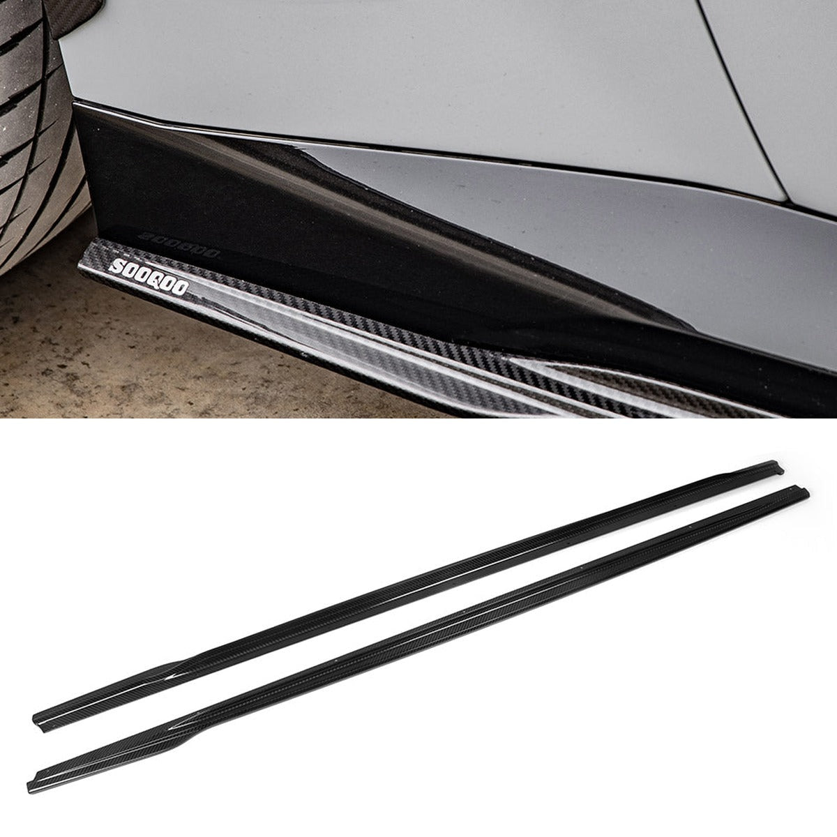 BMW 2 Series G42 Prepreg Carbon Fibre Side Skirts SOOQOO