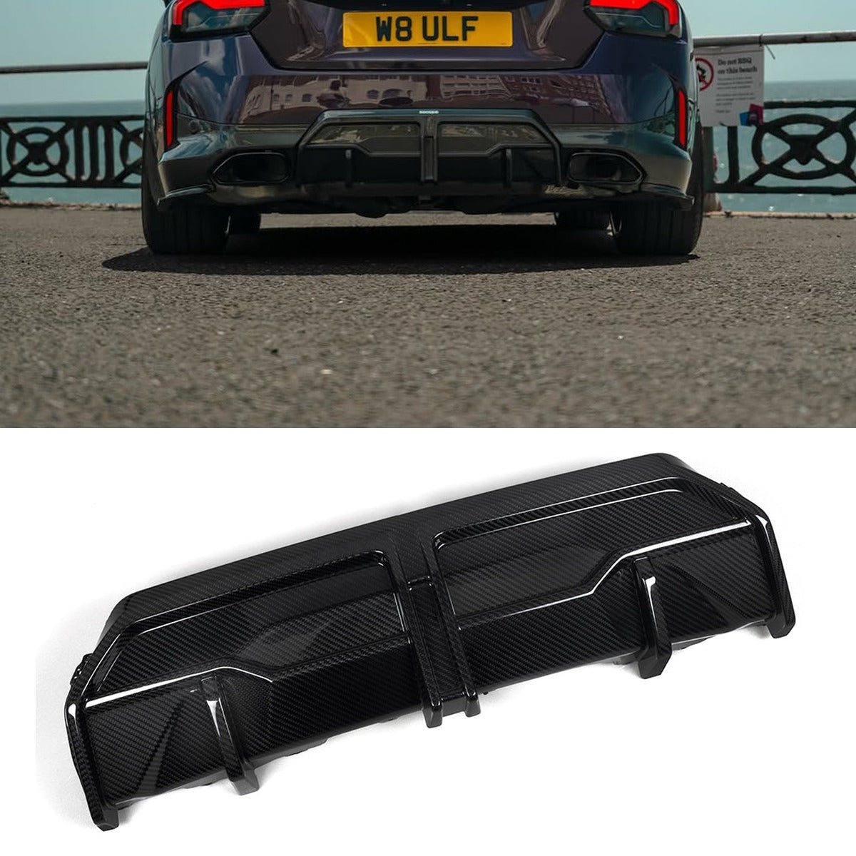 BMW 2 Series G42 Prepreg Carbon Fibre Centre Diffuser SOOQOO