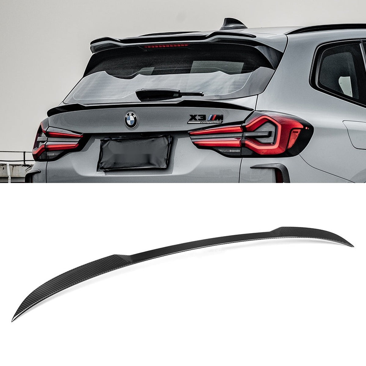 BMW X3M F97 Prepreg Carbon Fibre Rear Spoiler SOOQOO