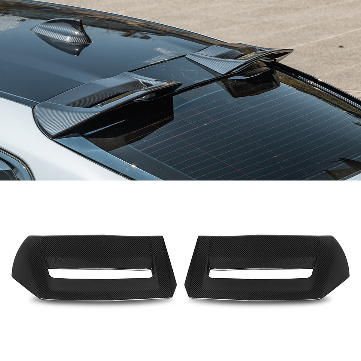 BMW X4M F98 Prepreg Carbon Fibre Top Spoiler SOOQOO