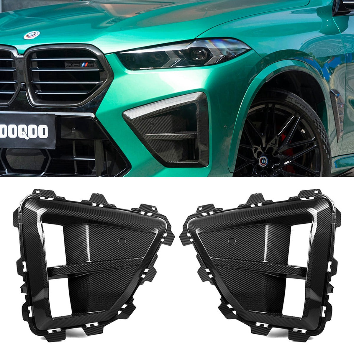 BMW X5M F95 & X6M F96 LCI Carbon Fibre Air Duct SOOQOO