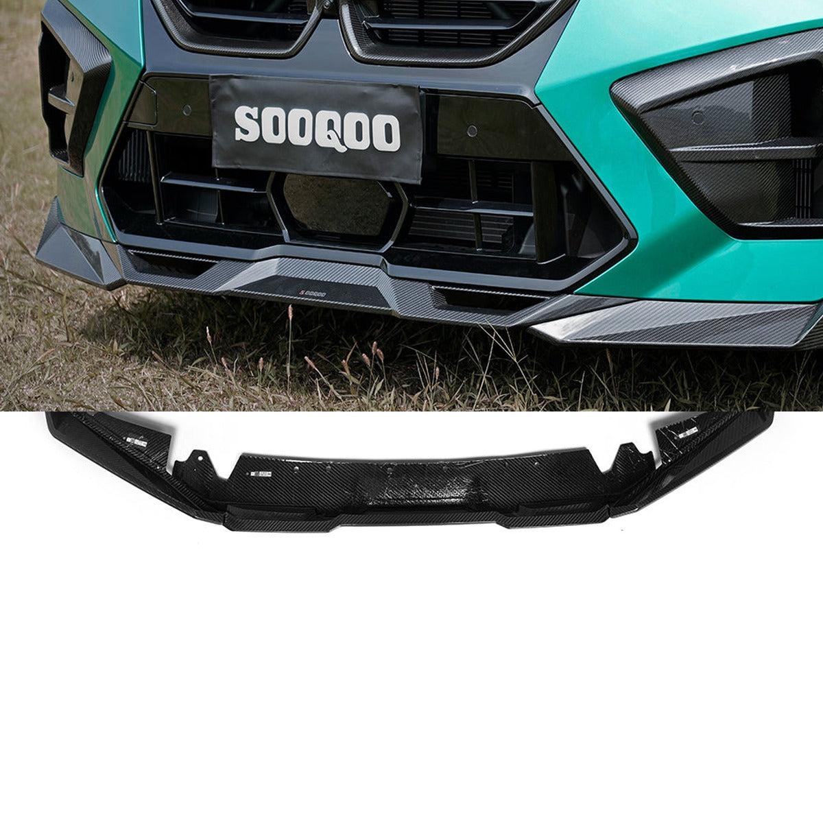 BMW X5M F95 LCI Prepreg Carbon Fibre Front Lip SOOQOO