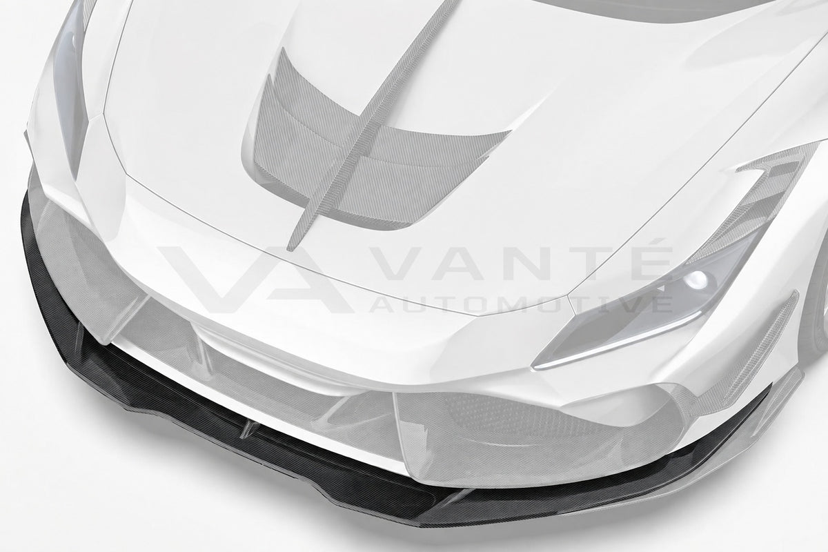 Ferrari F8 Tributo Carbon Fibre Lower Front Lip – image 4