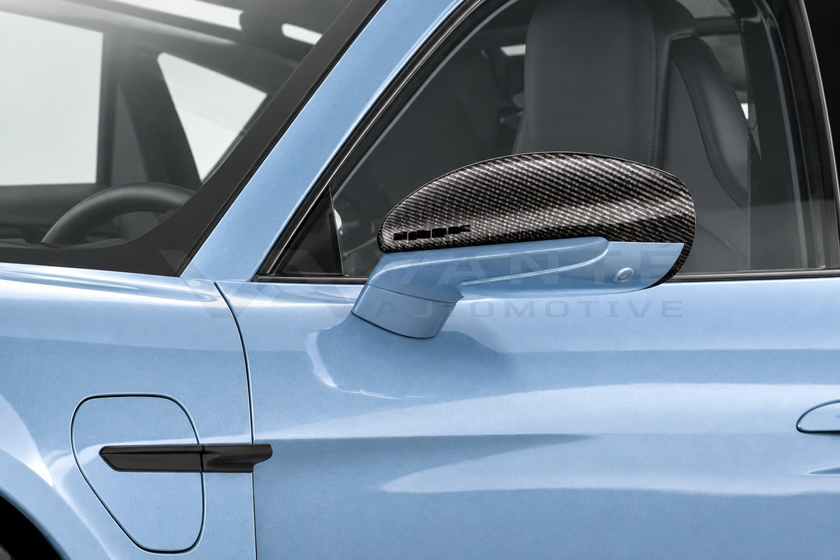 Porsche Taycan Carbon Fibre Mirror Covers (LHD ONLY) – image 2