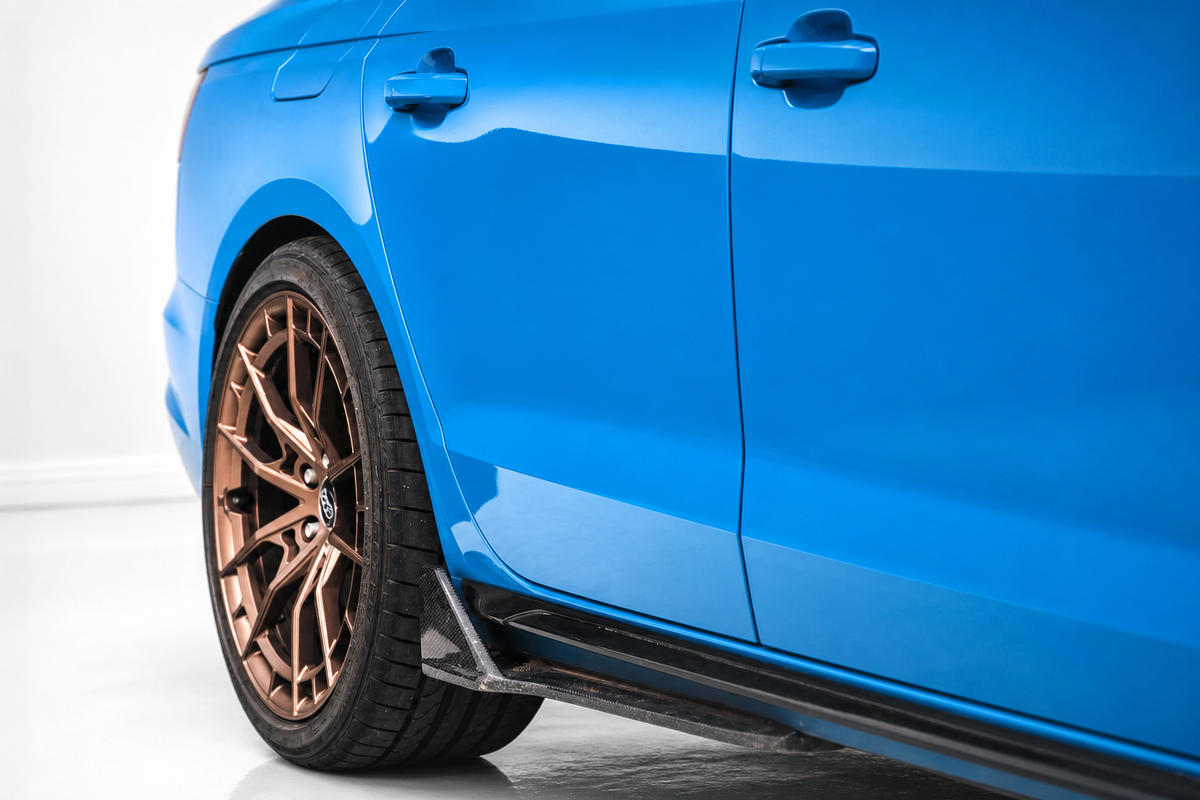 Extensiones de los faldones laterales de fibra de carbono Audi A4 S-Line / S4 B9.5