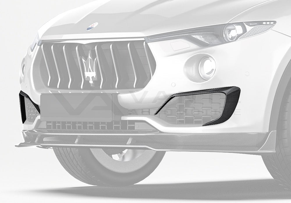 Maserati Levante M161 Carbon Fibre Upper Front Canards
