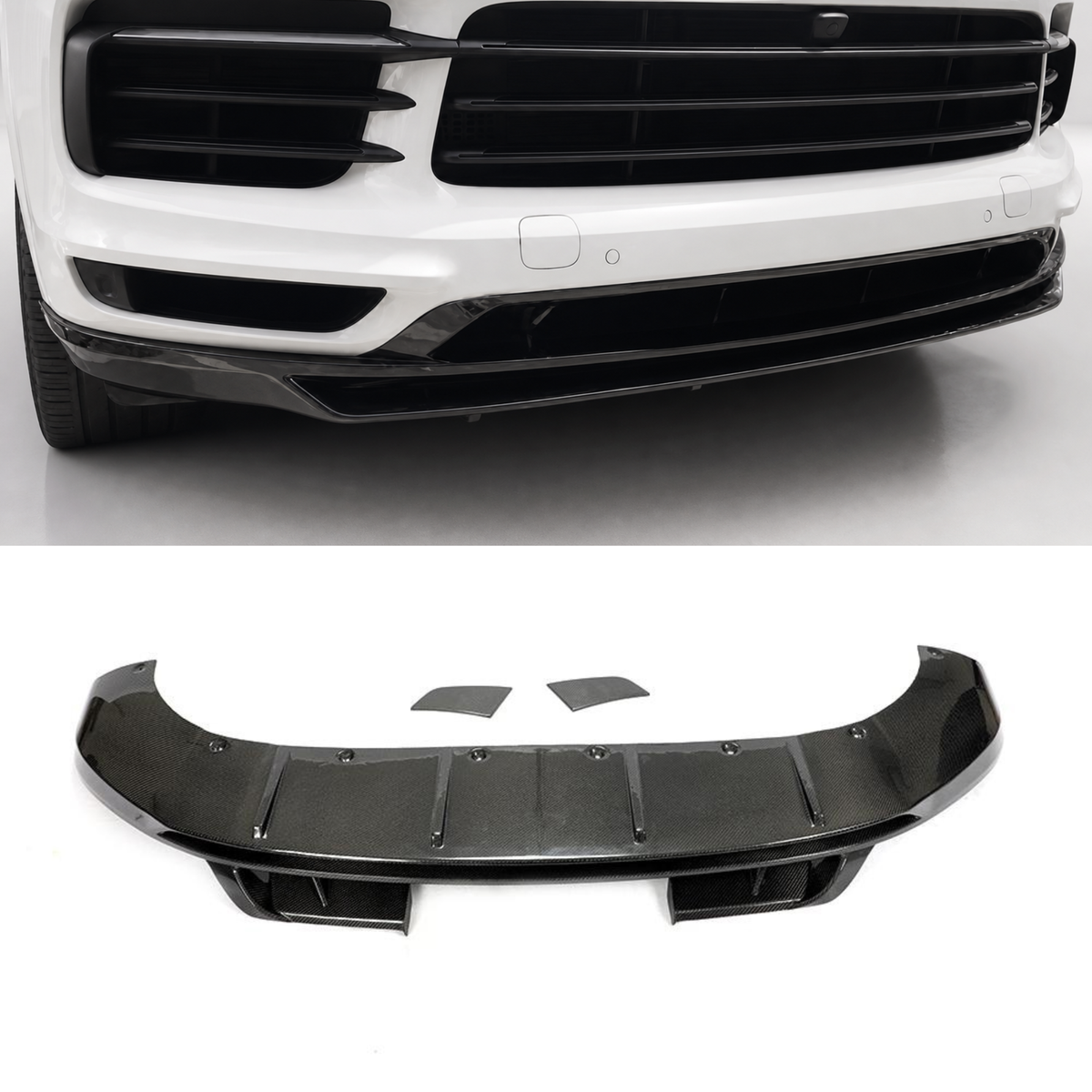 Porsche Cayenne 9YA Carbon Fibre Front Splitter