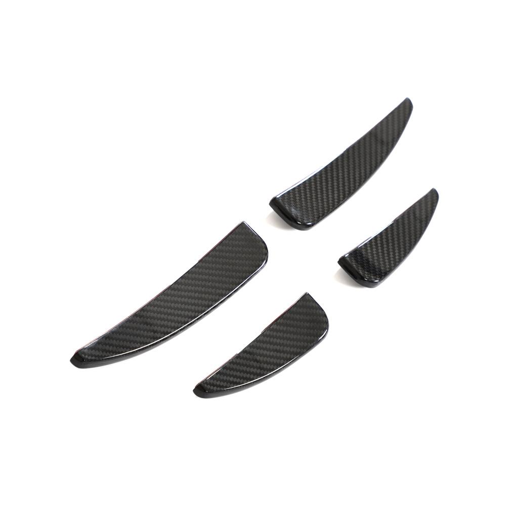 Audi R8 4S FL Carbon Fiber Front Bumper Canards image 2