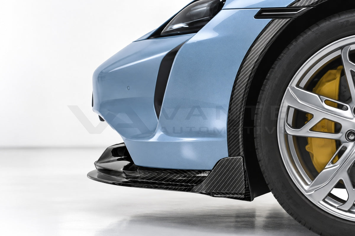 Porsche Taycan Cross Turismo Carbon Fibre Front Lip – image 5