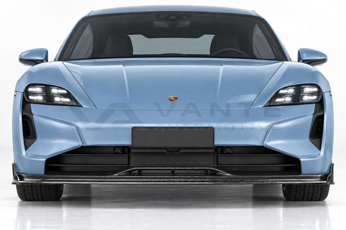 Porsche Taycan (2025+) Carbon Fibre Front Lip – image 3
