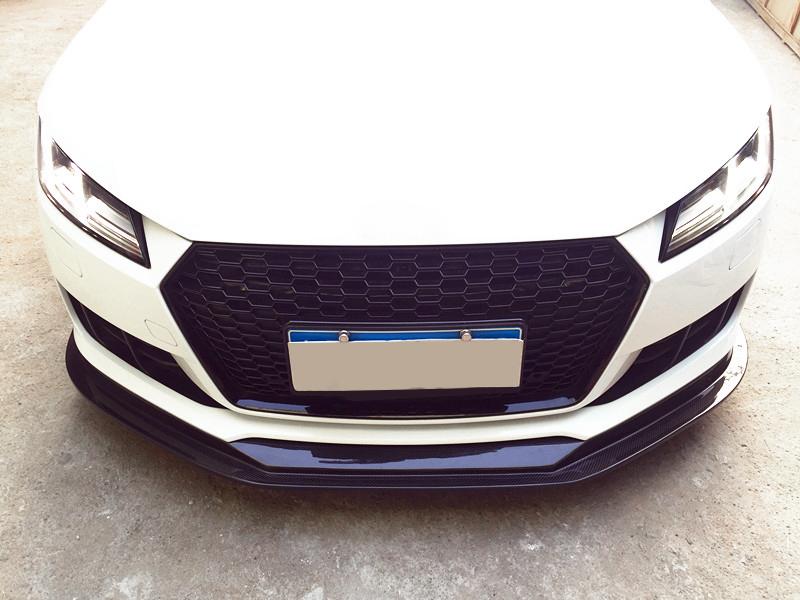 Audi TT 8S (MK3) Carbon Fiber Front Splitter Lip V2 image 2