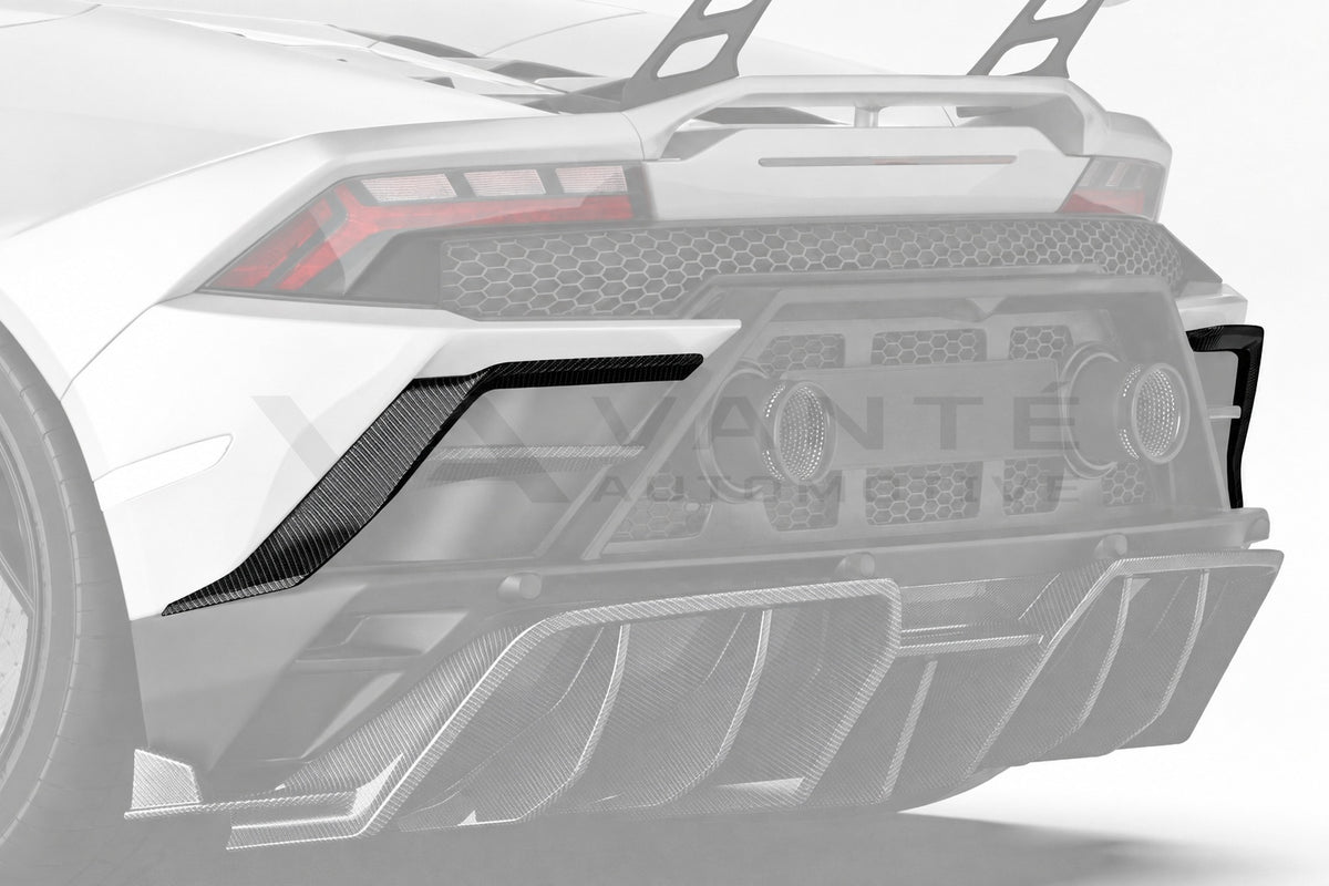 Lamborghini Huracan Evo Carbon Fibre Rear Canards – image 4
