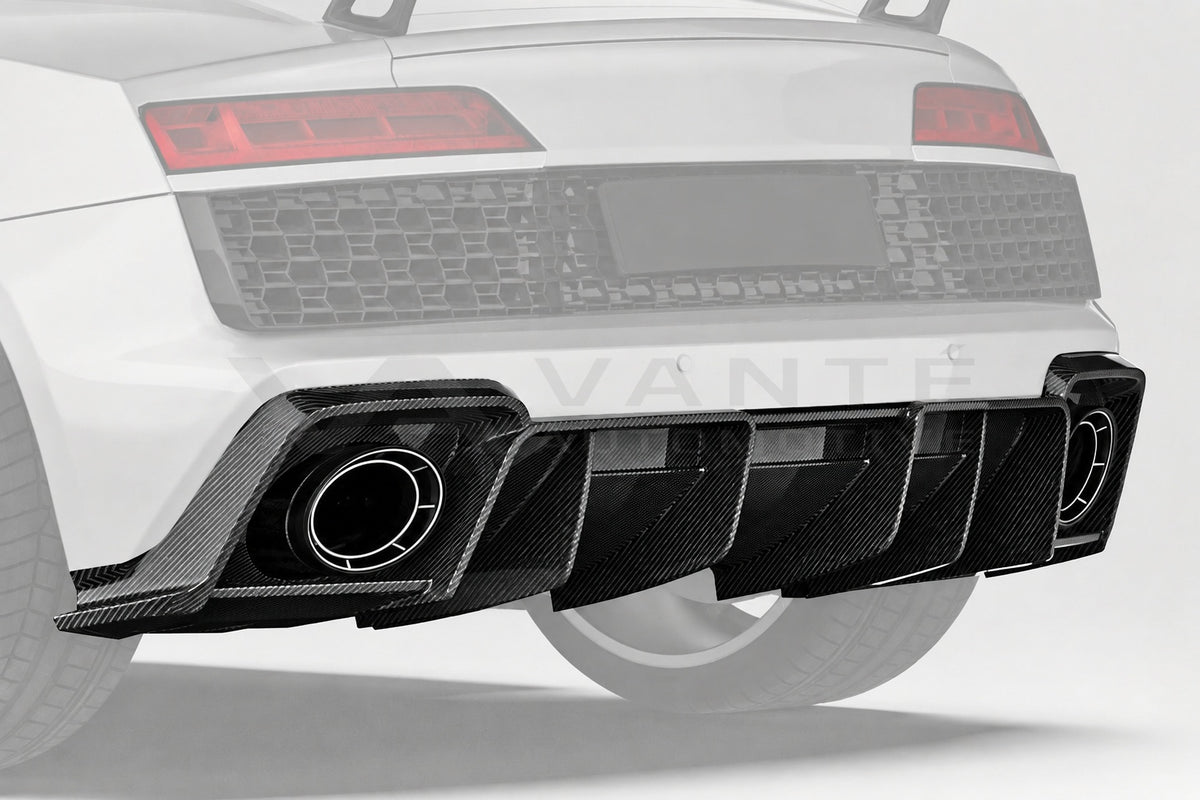 Audi R8 Mk2.5 Carbon Fibre Rear Diffuser – image 4